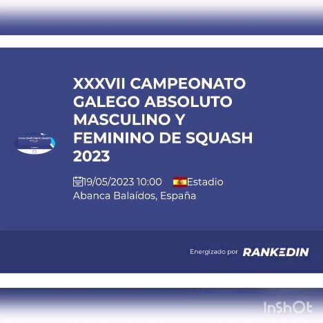 Resumen de participación del Cíes Squash en el Campeonato Gallego absoluto celebrado en Vigo este fin de semana